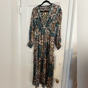 Zara multicolor Patterned Women's Dress